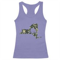 New York Bear Hunter Racerback Tank Top Camo Map Hunting Season Gift - Wonder Print Shop