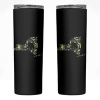 New York Bear Hunter Skinny Tumbler Camo Map Hunting Season Gift - Wonder Print Shop