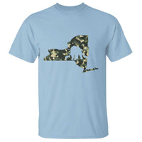 New York Bear Hunter T Shirt Camo Map Hunting Season Gift - Wonder Print Shop