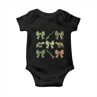 Women Bear Hunting Season Baby Onesie Camo Bow Coquette Gift - Wonder Print Shop