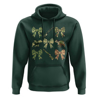 Women Bear Hunting Season Hoodie Camo Bow Coquette Gift - Wonder Print Shop