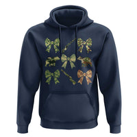 Women Bear Hunting Season Hoodie Camo Bow Coquette Gift - Wonder Print Shop
