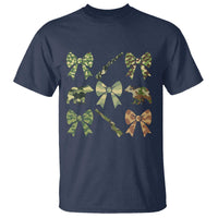 Women Bear Hunting Season T Shirt Camo Bow Coquette Gift - Wonder Print Shop