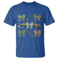 Women Bear Hunting Season T Shirt Camo Bow Coquette Gift - Wonder Print Shop