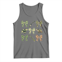 Women Bear Hunting Season Tank Top Camo Bow Coquette Gift - Wonder Print Shop