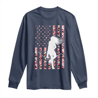 Patriotic Women Bow Hunter Long Sleeve Shirt American Flag Pink Camo Gift - Wonder Print Shop