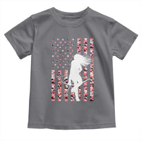 Patriotic Women Bow Hunter Toddler T Shirt American Flag Pink Camo Gift - Wonder Print Shop