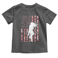 Patriotic Women Bow Hunter Toddler T Shirt American Flag Pink Camo Gift - Wonder Print Shop