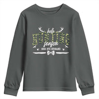 Funny Hunting Lover Youth Sweatshirt Hello Hunting Season Goodbye Husband - Wonder Print Shop