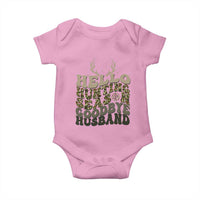 Hello Hunting Season Goodbye Husband Baby Onesie Funny Hunter Wife Gift - Wonder Print Shop
