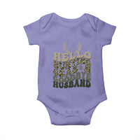 Hello Hunting Season Goodbye Husband Baby Onesie Funny Hunter Wife Gift - Wonder Print Shop