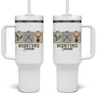 Hunting Season Tumbler With Handle Funny Hunter Wife Gift - Wonder Print Shop