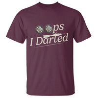 Oops I Darted T Shirt Funny Pub Darts Lover - Wonder Print Shop
