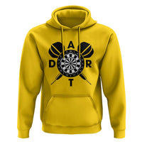 Vintage Dartboard Gift Idea For Dart Lover Hoodie - Wonder Print Shop