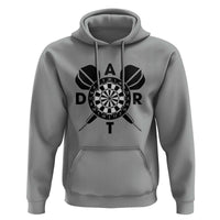 Vintage Dartboard Gift Idea For Dart Lover Hoodie - Wonder Print Shop