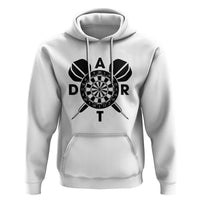 Vintage Dartboard Gift Idea For Dart Lover Hoodie - Wonder Print Shop