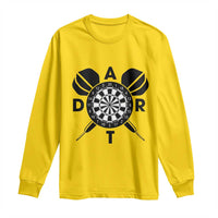 Vintage Dartboard Gift Idea For Dart Lover Long Sleeve Shirt - Wonder Print Shop
