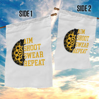 Funny Darts Retro Vintage Garden Flag Aim Shoot Swear Repeat Dartist Gift - Wonder Print Shop