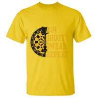Funny Darts Retro Vintage T Shirt Aim Shoot Swear Repeat Dartist Gift - Wonder Print Shop