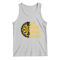 Funny Darts Retro Vintage Tank Top Aim Shoot Swear Repeat Dartist Gift - Wonder Print Shop