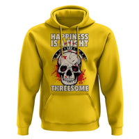 Happiness Is a Tight Threesome Hoodie Gothic Dart Player Gift - Wonder Print Shop