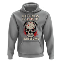 Happiness Is a Tight Threesome Hoodie Gothic Dart Player Gift - Wonder Print Shop