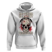 Happiness Is a Tight Threesome Hoodie Gothic Dart Player Gift - Wonder Print Shop