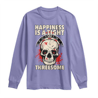 Happiness Is a Tight Threesome Long Sleeve Shirt Gothic Dart Player Gift - Wonder Print Shop