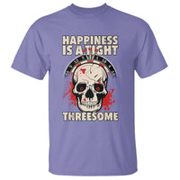 Happiness Is a Tight Threesome T Shirt Gothic Dart Player Gift - Wonder Print Shop