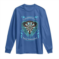 Dart Player Sport Long Sleeve Shirt Darts Happiness Is A Tight Threesome - Wonder Print Shop
