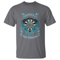 Dart Player Sport T Shirt Darts Happiness Is A Tight Threesome - Wonder Print Shop