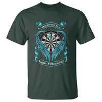 Dart Player Sport T Shirt Darts Happiness Is A Tight Threesome - Wonder Print Shop