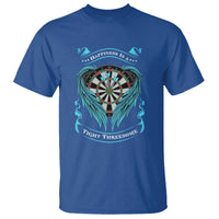 Dart Player Sport T Shirt Darts Happiness Is A Tight Threesome - Wonder Print Shop