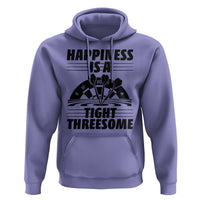 Dirty Joke Darts Gift Hoodie Darts Happiness Is A Tight Threesome - Wonder Print Shop