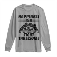 Dirty Joke Darts Gift Long Sleeve Shirt Darts Happiness Is A Tight Threesome - Wonder Print Shop