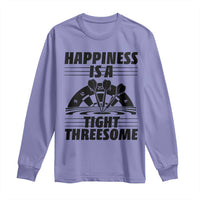Dirty Joke Darts Gift Long Sleeve Shirt Darts Happiness Is A Tight Threesome - Wonder Print Shop
