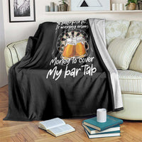 Bar Tab Darts Player Gift Throw Blanket Winning Money To Cover My Bar Tab - Wonder Print Shop
