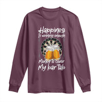 Bar Tab Darts Player Gift Long Sleeve Shirt Winning Money To Cover My Bar Tab - Wonder Print Shop