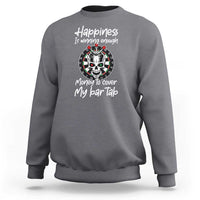 Darts Lover Drinking Game Sweatshirt Winning Money To Cover My Bar Tab - Wonder Print Shop