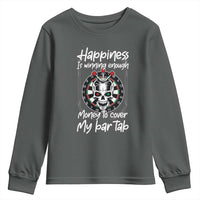 Darts Lover Drinking Game Youth Sweatshirt Winning Money To Cover My Bar Tab - Wonder Print Shop