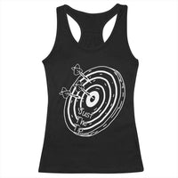 Funny Dirty Humor Dart Player Racerback Tank Top Just The Tip - Wonder Print Shop