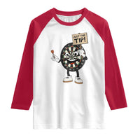 Just The Tip Quote Raglan Shirt Dirty Humor Dartist Gift - Wonder Print Shop