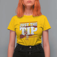Funny Darts Player Gift T Shirt For Women Just The Tip - Wonder Print Shop