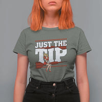 Funny Darts Player Gift T Shirt For Women Just The Tip - Wonder Print Shop