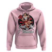 Just The Tip I Promise Hoodie Sexy Pin Up Girl Dartist Gift - Wonder Print Shop