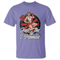 Just The Tip I Promise T Shirt Sexy Pin Up Girl Dartist Gift - Wonder Print Shop