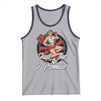 Just The Tip I Promise Tank Top Sexy Pin Up Girl Dartist Gift - Wonder Print Shop