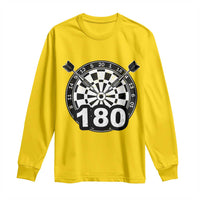 Funny Darts Max 180 Long Sleeve Shirt Dartist Darts Lover Gift - Wonder Print Shop