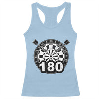 Funny Darts Max 180 Racerback Tank Top Dartist Darts Lover Gift - Wonder Print Shop
