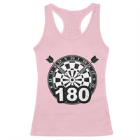 Funny Darts Max 180 Racerback Tank Top Dartist Darts Lover Gift - Wonder Print Shop